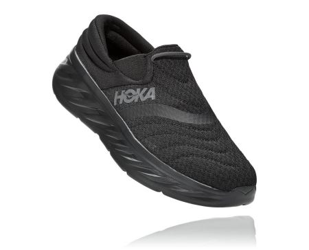 Hoka One One Ora Recovery Shoe 2 - Sandálias Homem Pretas / Pretas | PT-Ug1PRvg